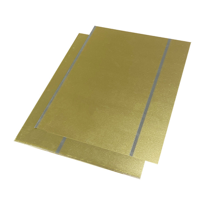 Lackieren Sie Zinnblech 600mm mit dem Gold, das für Behälter lackiert