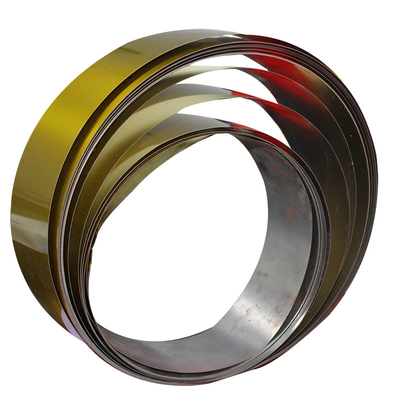 T4 5.6/2.8 Tin Coating Tinplate 0.6mm Manager-Ausbildungsprogramm Goldfarbe elektrolytisch