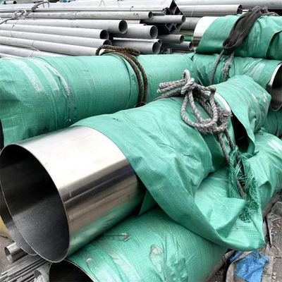 100mm Edelstahl-Wärmeaustausch-Rohre leiten für Säure-und Alkali-Substanzen